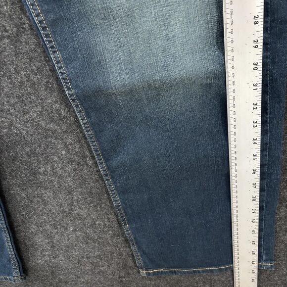 Levis 559 Relaxed Straight Jeans Men's 44x32 Blue Wash Stretch Denim - Picture 6 of 15